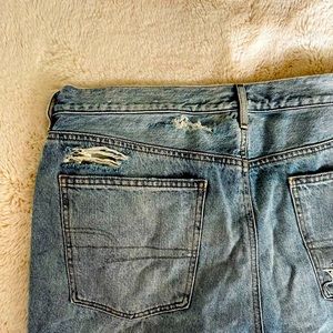 American Eagle Distressed High Waisted Shorts
